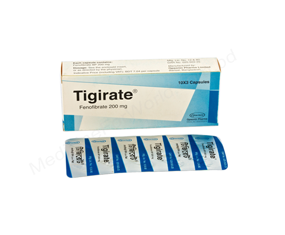 Tigirate- Родовое Фенофибрат- Opsonin Pharma
