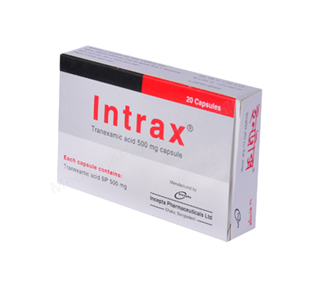 Intrax- Generic Tranexamic Acid- Incepta Pharma