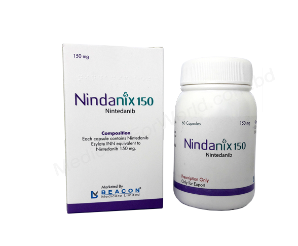 Nindanix/ Fibroz- Generic Nintedanib- Beacon pharma