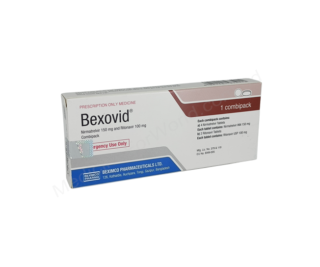 Bexovid- Родовое Nirmatrelvir+Ритонавир- Beximco Pharma