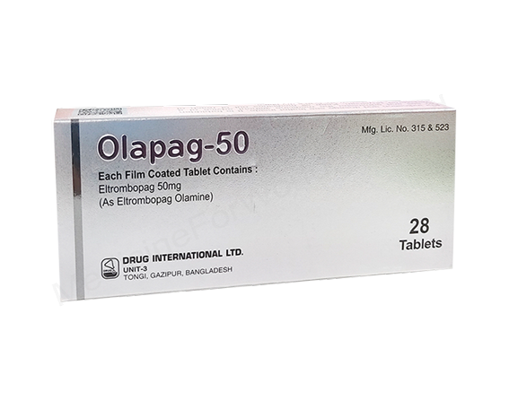 Olapag- Родовое Элтромбопаг- Drug International Pharma