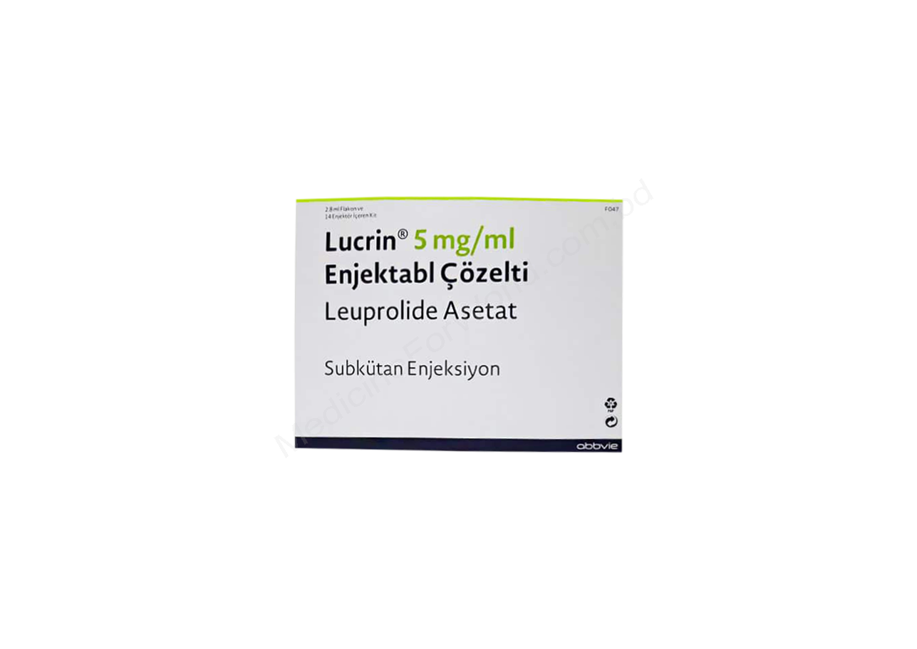 купить LUCRIN 5 мг - 2.8 мл онлайн- Родовое LEUPROLIDE ACETATE- Abbvie  Pharma