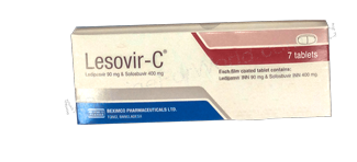 Lesovir-C- Родовое Софосбувир + Ледипасвир- Beximco Pharma