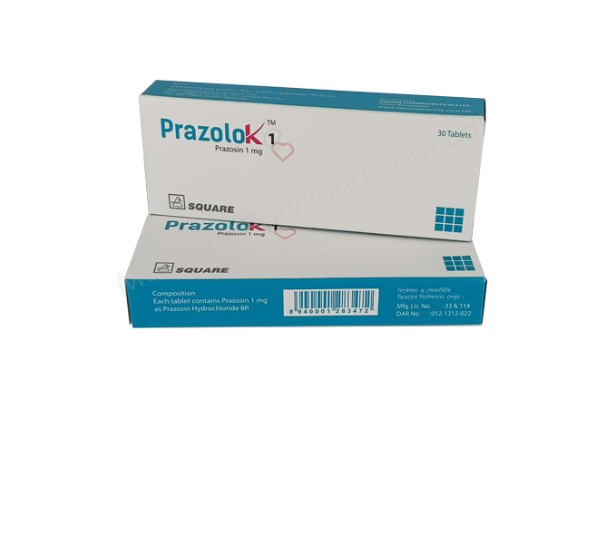 Prazolok- Родовое празозин- Square Pharma