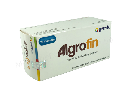 Альгрофин- Родовое Кризотиниб- Genvio Pharma