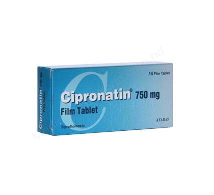 CIPRONATIN- Родовое CIPROFLOXACIN HYDROCHLORIDE- Atabay pharma