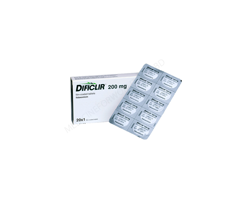 Dificlir- Родовое фидаксомицин- Astellas Pharma