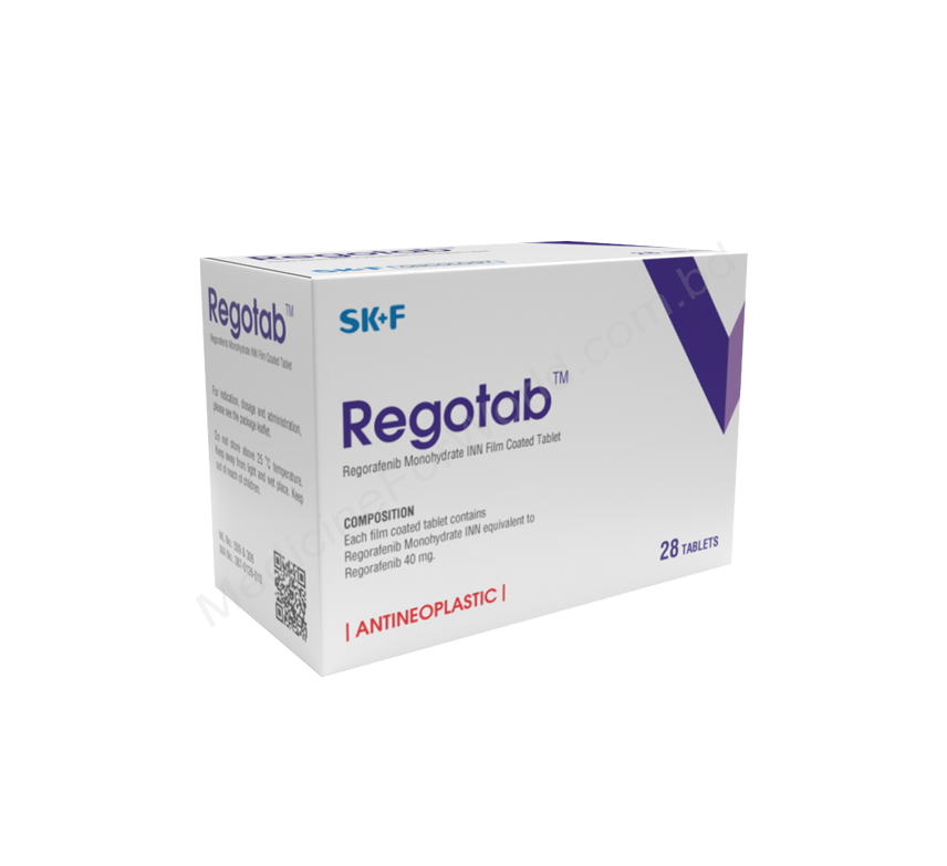 Regotab- Родовое Регорафениб- Eskayef pharma