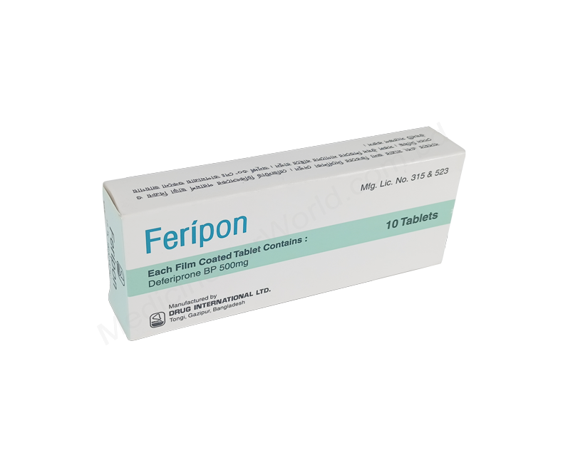 Feripon- Generic Deferiprone- Drug International Pharma