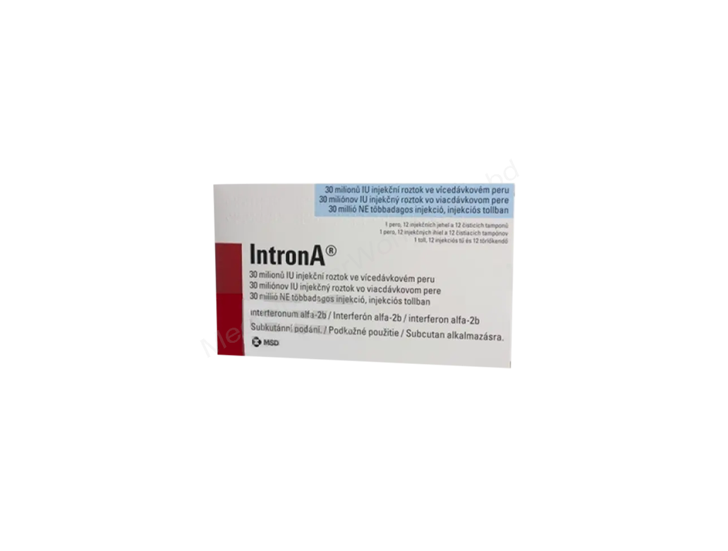 INTRON A- Generic INTERFERON ALFA-2B- MERCK SHARP & DOHME Pharma